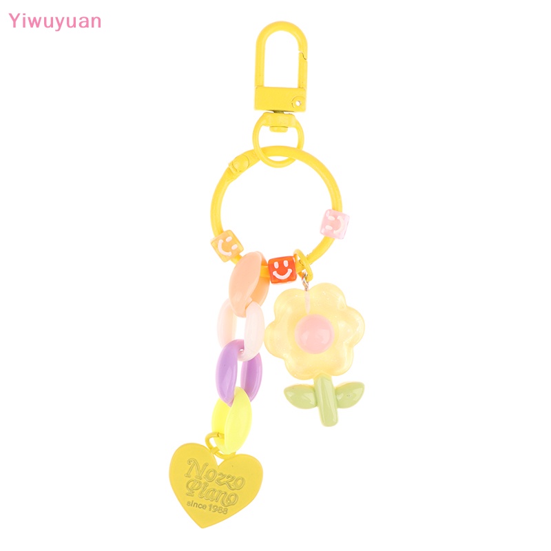 < Yiwuyuan > Móc Khóa Hình Hoa Tulip Dễ Thương Trang Trí Ba Lô / Ô Tô / Túi Xách Mới