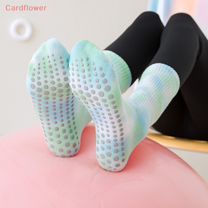 Vớ Tập Yoga / Pilates / Thể Thao Nhuộm Màu Chống Trượt Mới Cho Nữ