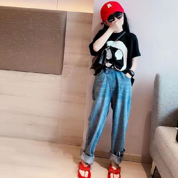 Mới Áo Thun 100% Cotton Tay Ngắn Unisex Cho Bé