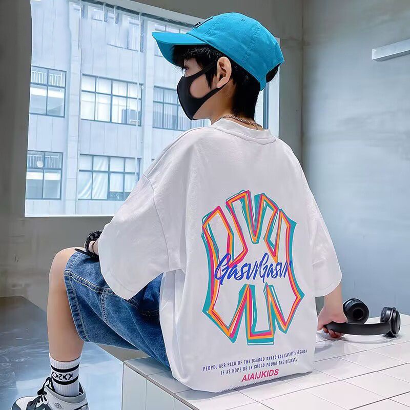 Yidanl Mới Áo Thun 100% Cotton Tay Ngắn Unisex Cho Bé