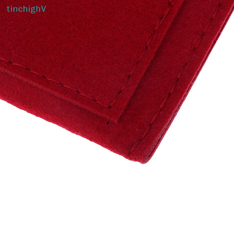 [TinchighV] 1 Túi Đeo Chéo Đựng Thẻ Bằng Vải Nỉ Bên Trong Phong Cách Retro