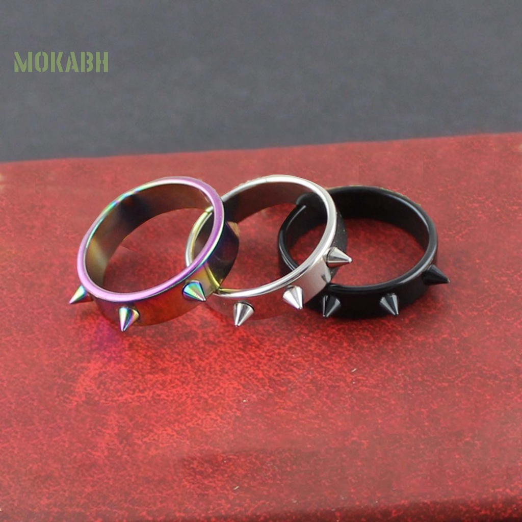 Nhẫn Đeo Tay Bằng Thép Không Gỉ Nhỏ Gọn Dễ Phối Đồ