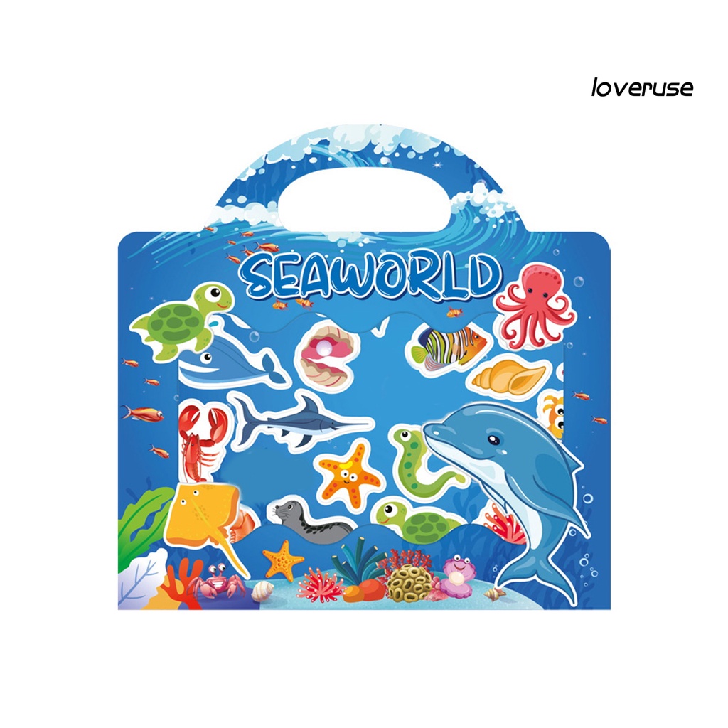 Đồ Chơi Giáo Dục Nhận Thức Sách Hình Động Vật Đại Dương Nhiều Chủ Đề Có Sẵn Dán Nhắc Nhở Thông Minh Cho Trẻ Mẫu Giáo