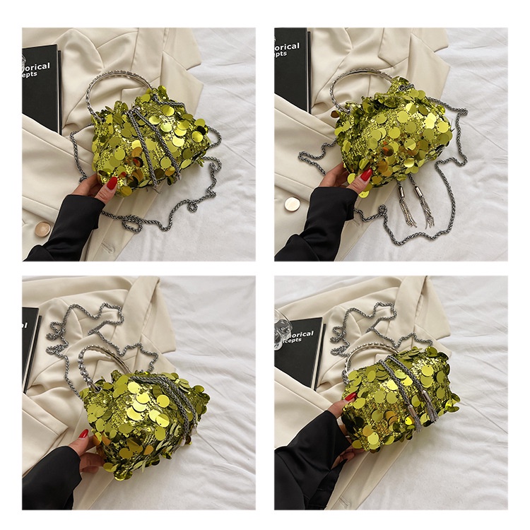 Túi Xách Đeo Vai Đính Kim Sa Lấp Lánh Thời Trang 2023 Cho Nữ
