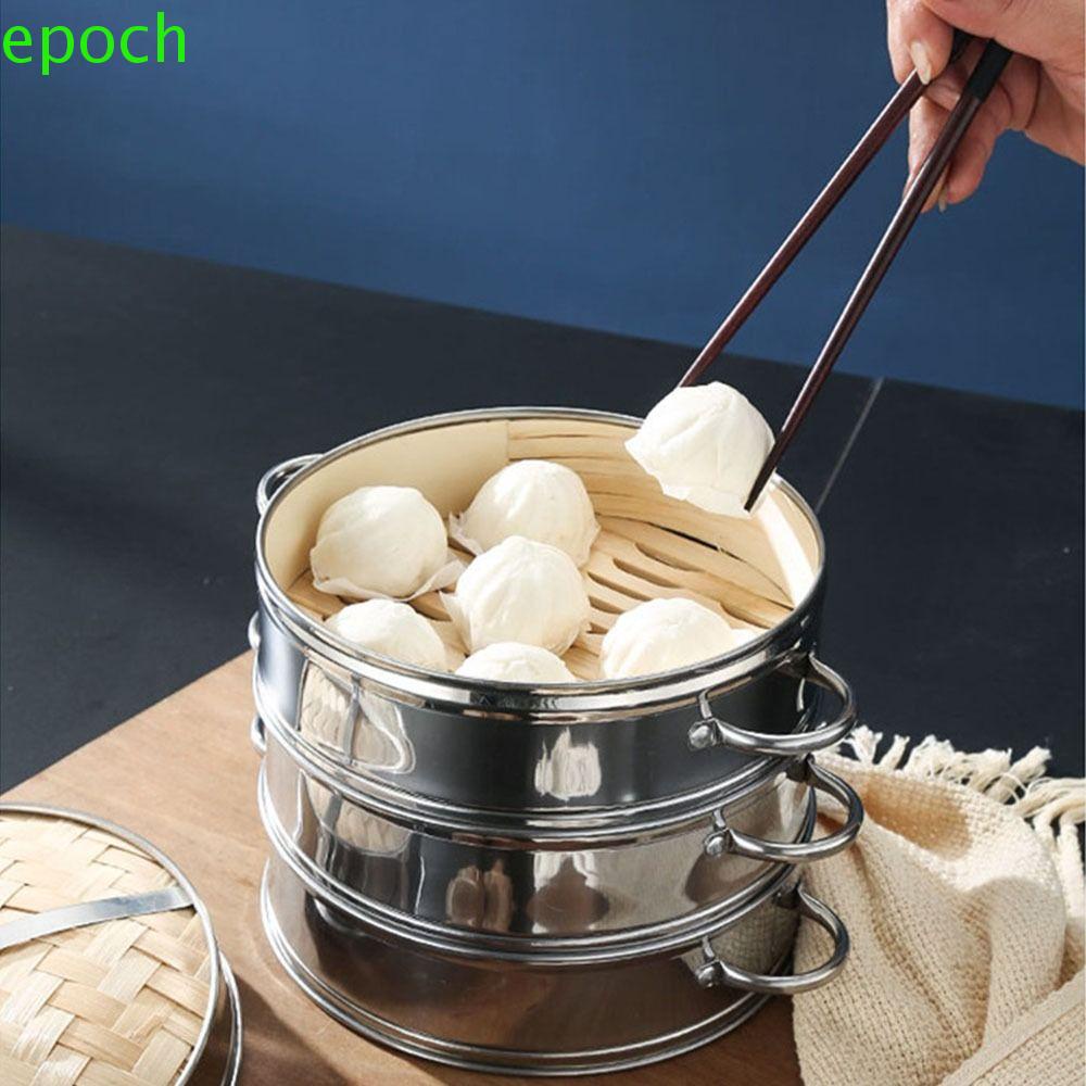 EPOCH Khay Hấp Bánh Bao Hình Tròn Bằng Thép Không Gỉ