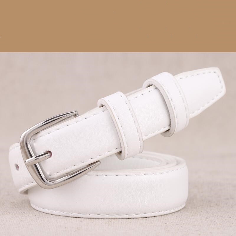 Thắt Lưng Đính Nút Kim Loại Đơn Giản Phong Cách Vintage Cho Nữ