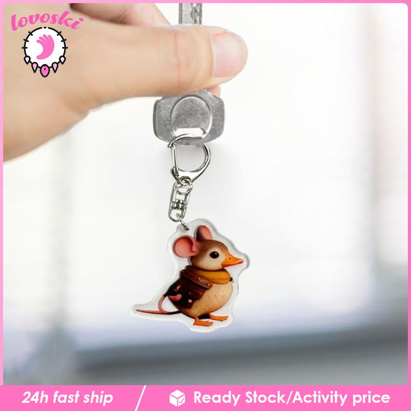 Móc Khóa Kim Loại Hình Động Vật Dễ Thương