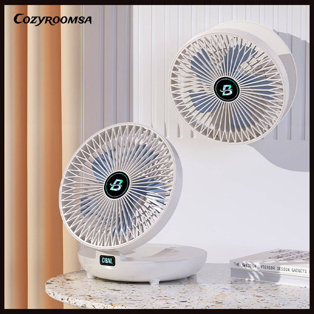Quạt Làm Mát 1200 MAh Có Thể Gấp Gọn Tiện Dụng Cho Gia Đình / Văn Phòng
