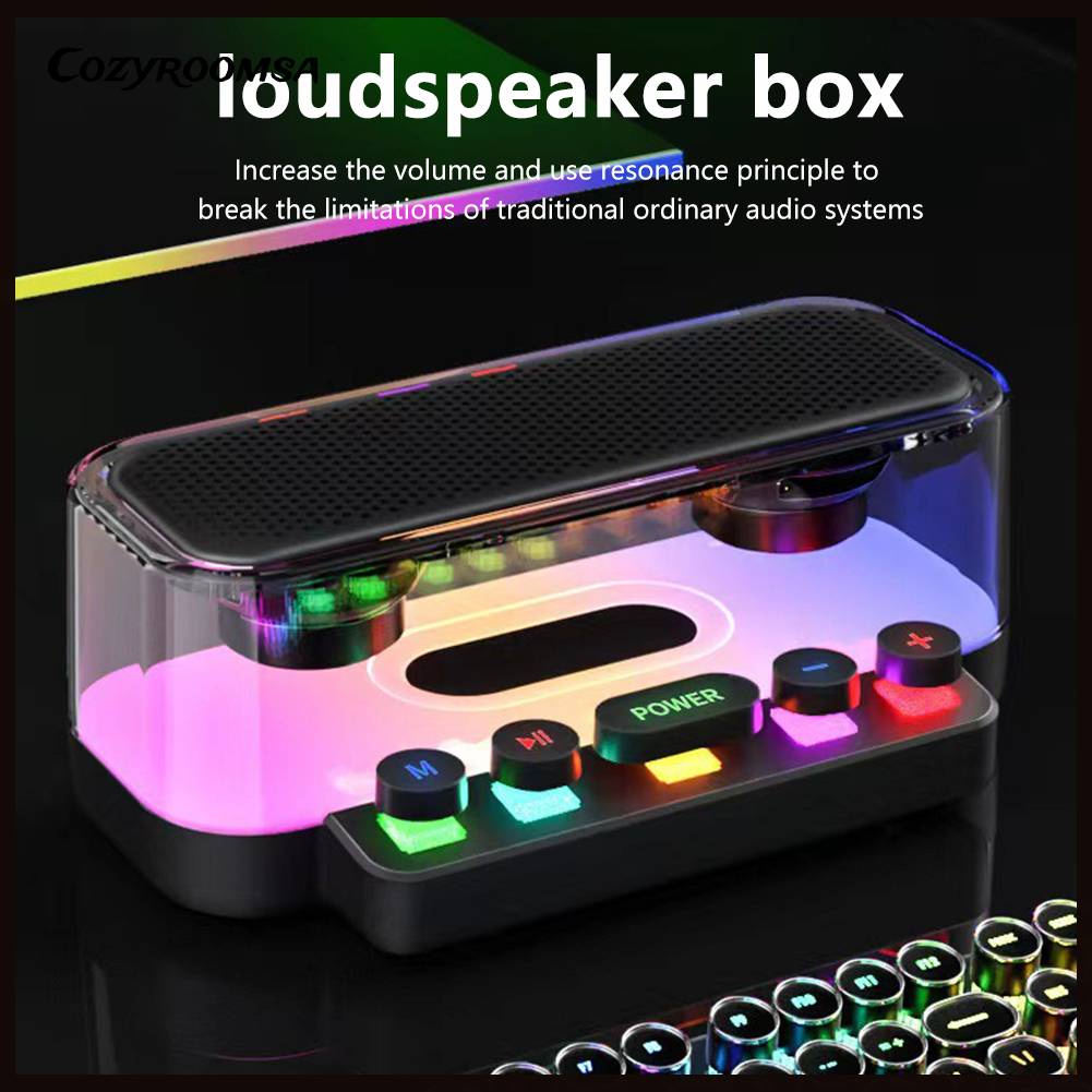 Loa Bluetooth Thông Minh RGB 1200mAh Nhiều Màu Sắc Và Phụ Kiện