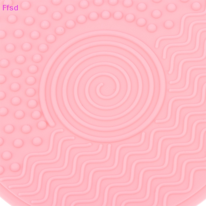 {Ffsd} Tấm Silicone Tẩy Rửa Cọ Trang Điểm Nền * Hàng Bán Chạy