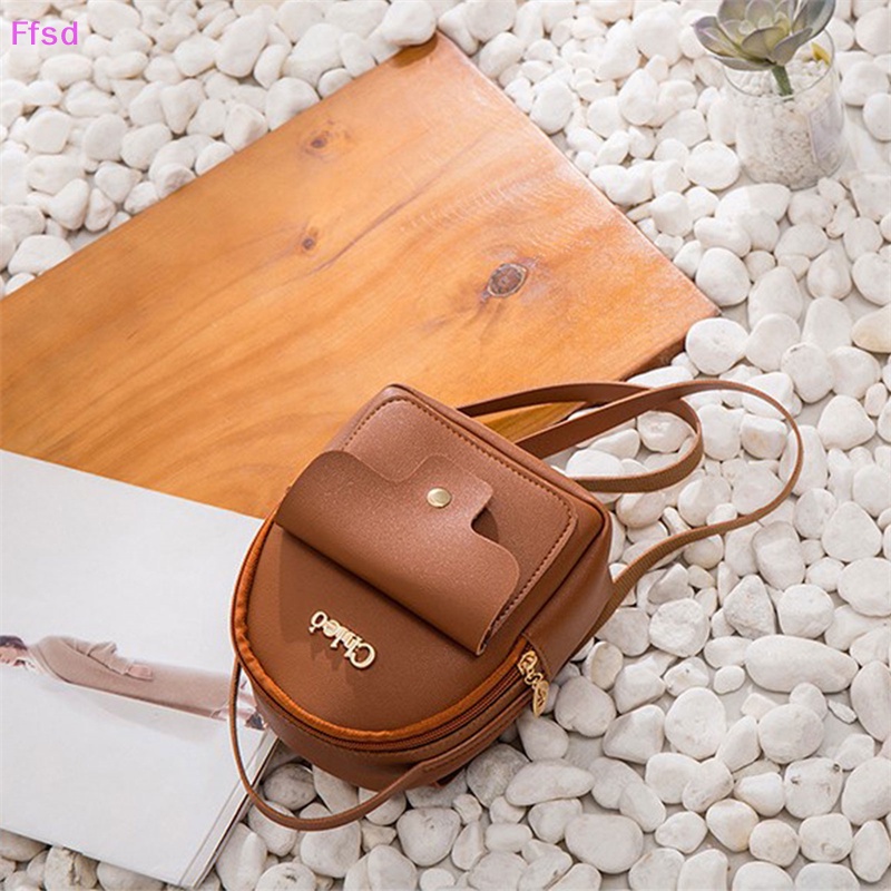 Ba Lô Da PU Mini Đựng Điện Thoại Đa Năng Thời Trang Cho Nữ