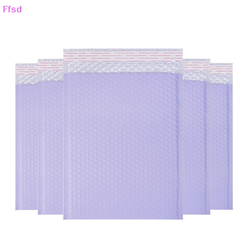 {Ffsd} Set 10 Túi Bong Bóng Màu Tím Tự Dính Chống Rơi Dùng Để Vận Chuyển Hàng Bán Chạy * Hàng Bán Chạy