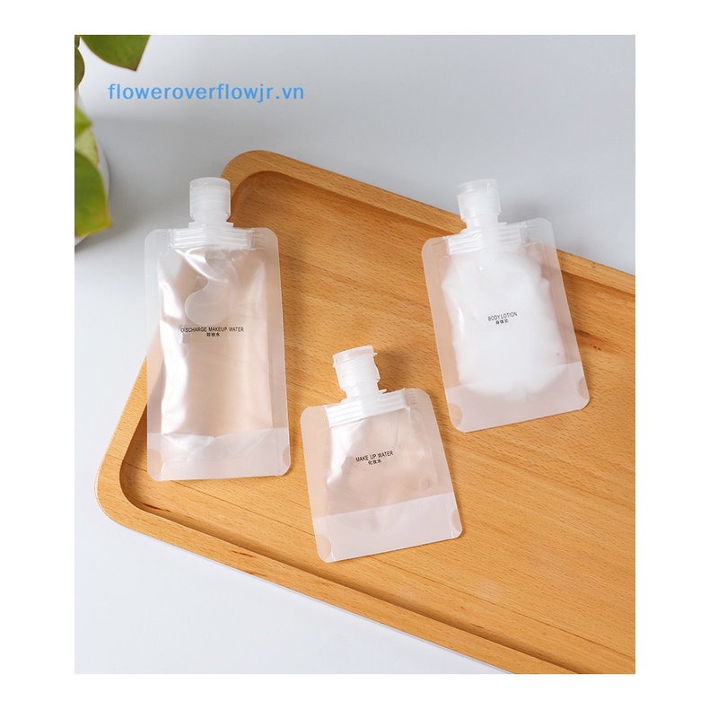 Set 5 Túi Đựng Mỹ Phẩm Dạng Lỏng Trong Suốt Di Động Cho Thú Cưng