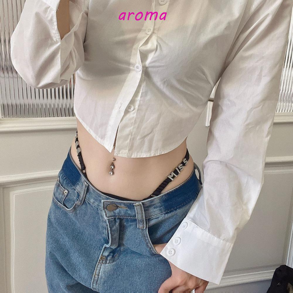 AROMA Quần Lót Ren Giấu Đường May Quyến Rũ Cho Nữ