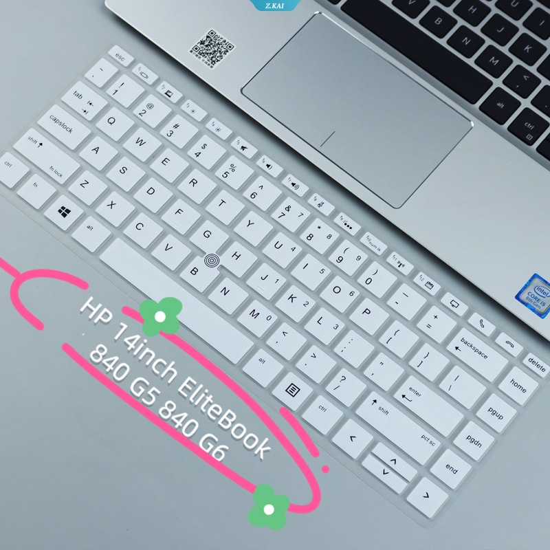 1 Miếng Bọc Bàn Phím Máy Tính HP 14 Inch Bằng Silicon Chống Nước Chống Bụi Màu Trơn Cho EliteBook 840 G5 840 G6