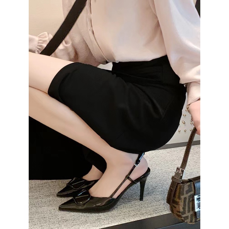 Sandal Cao Gót Mũi Nhọn Thiết Kế Mới Thời Trang 2023 Dành Cho Nữ