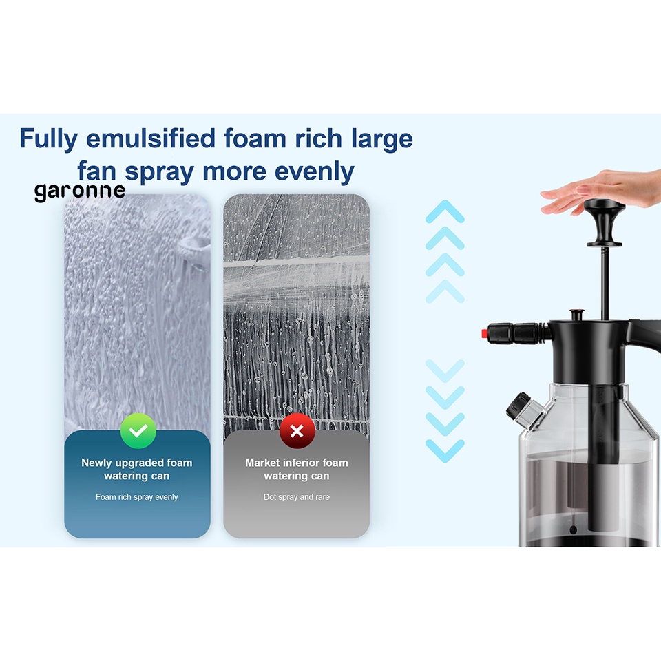 Bình Xịt Bọt Tuyết Rửa Xe Hơi 2L Đa Năng Một Chạm An Toàn Tiện Dụng
