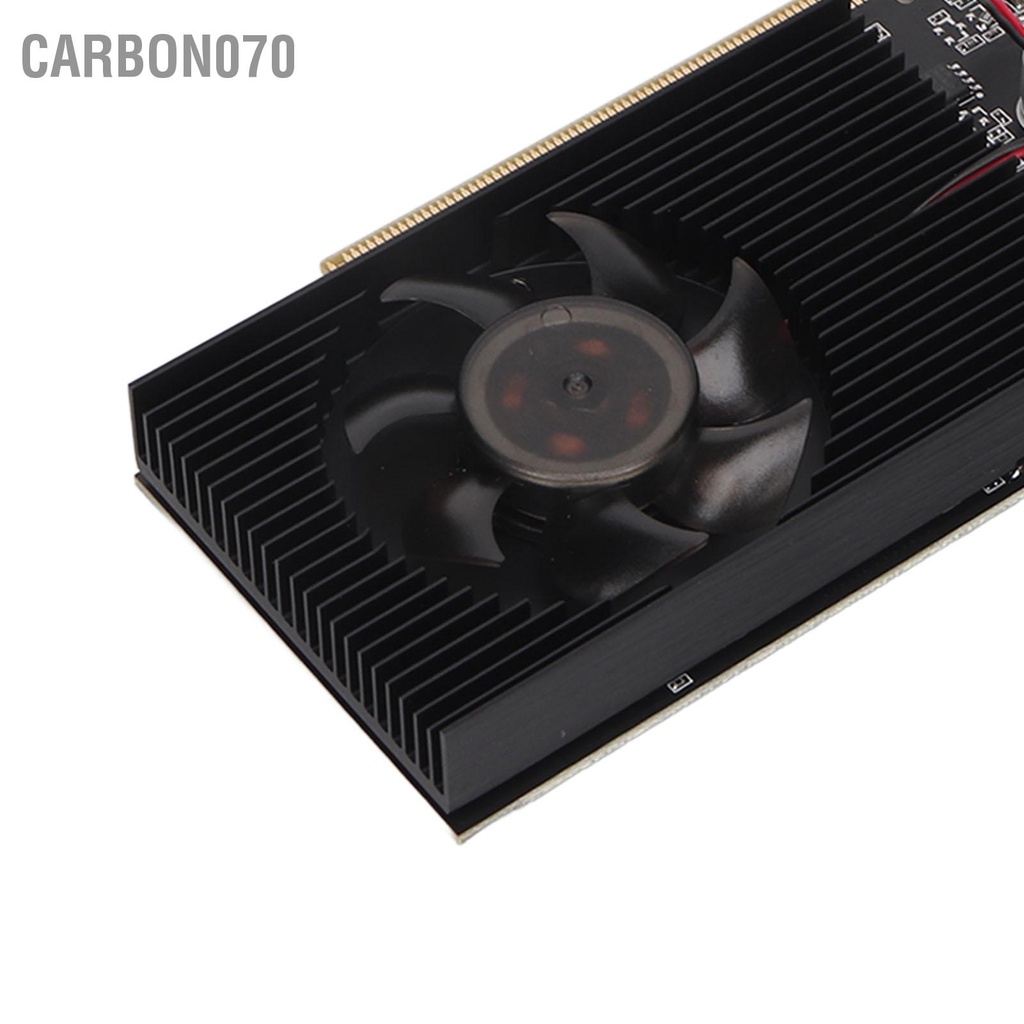 Carbon070 GT610 2GB DDR3 Card đồ họa 64bit 810MHZ Tần số bộ nhớ 1000MHZ lõi Độ phân giải 2560x1600 PC