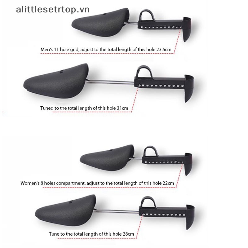 Alittlesetrtop 1 đôi giày nhựa cây định hình hình dạng căng có thể điều chỉnh cho phụ nữ nam.