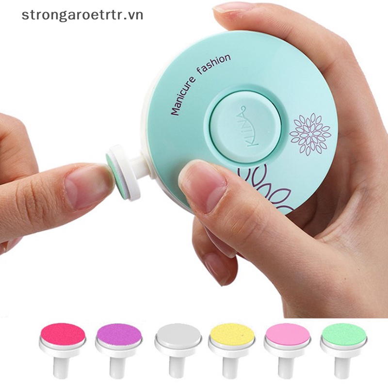 Máy Mài Móng Tay 6 Đầu Chuyên Dụng Cho Bé