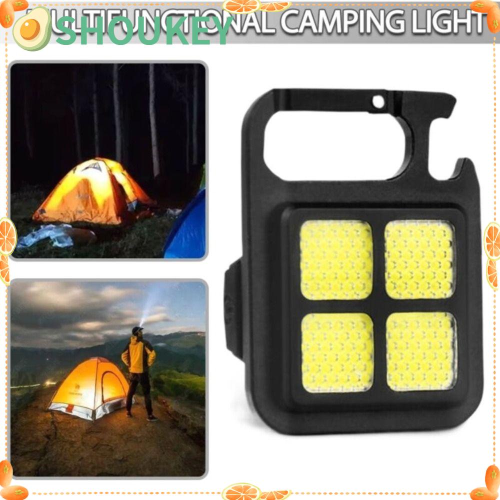 SHOUKEY Móc Khóa Đèn Pin Mini ABS Đa Năng Chống Thấm Nước Mạnh Mẽ