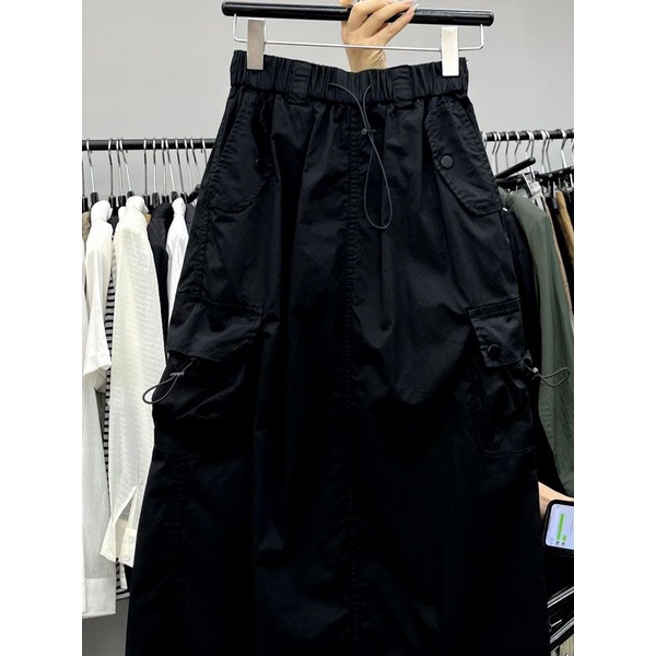 Chân Váy Chữ A Lưng Cao Phối Dây Rút Phong Cách Retro Thời Trang Mùa Hè Hàng Mới Dành Cho Bạn Nữ