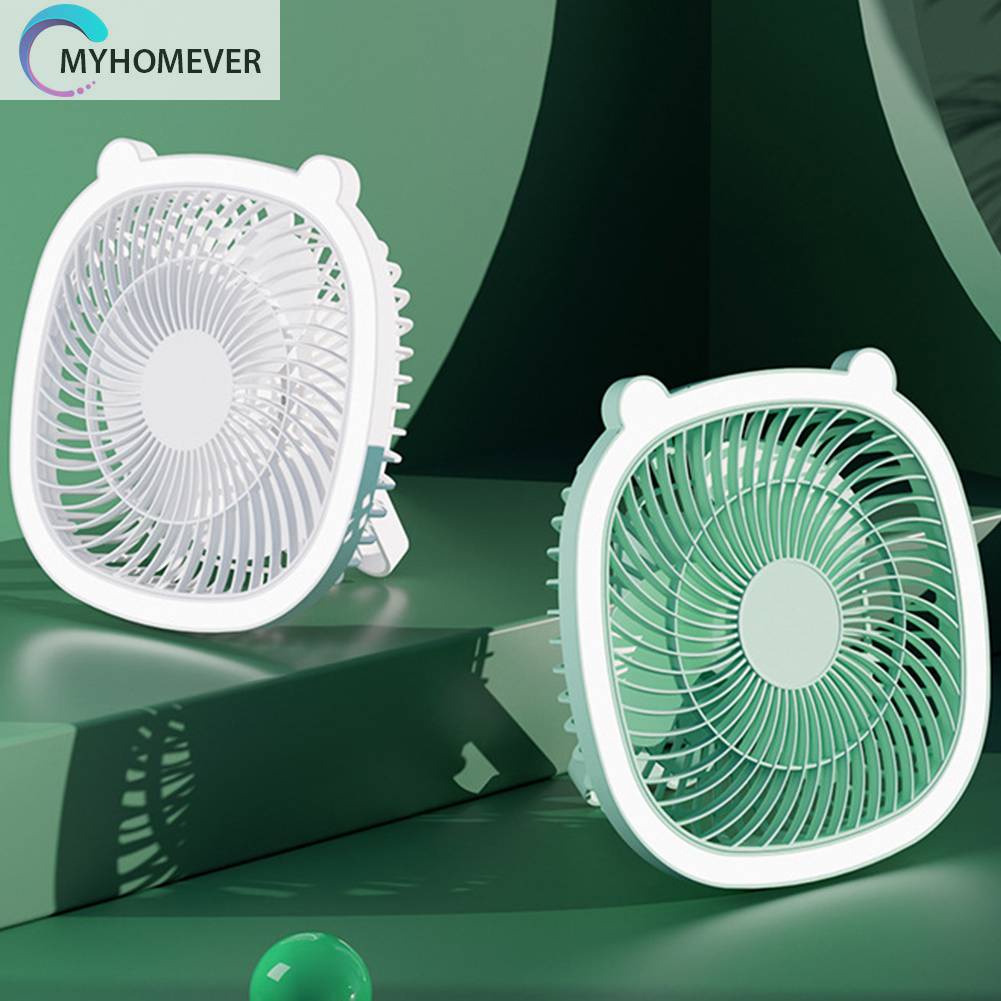 Quạt Điện Làm Mát 3 Tốc Độ 1200MAH Có Thể Gập Lại Cho Văn Phòng / Nhà Ở