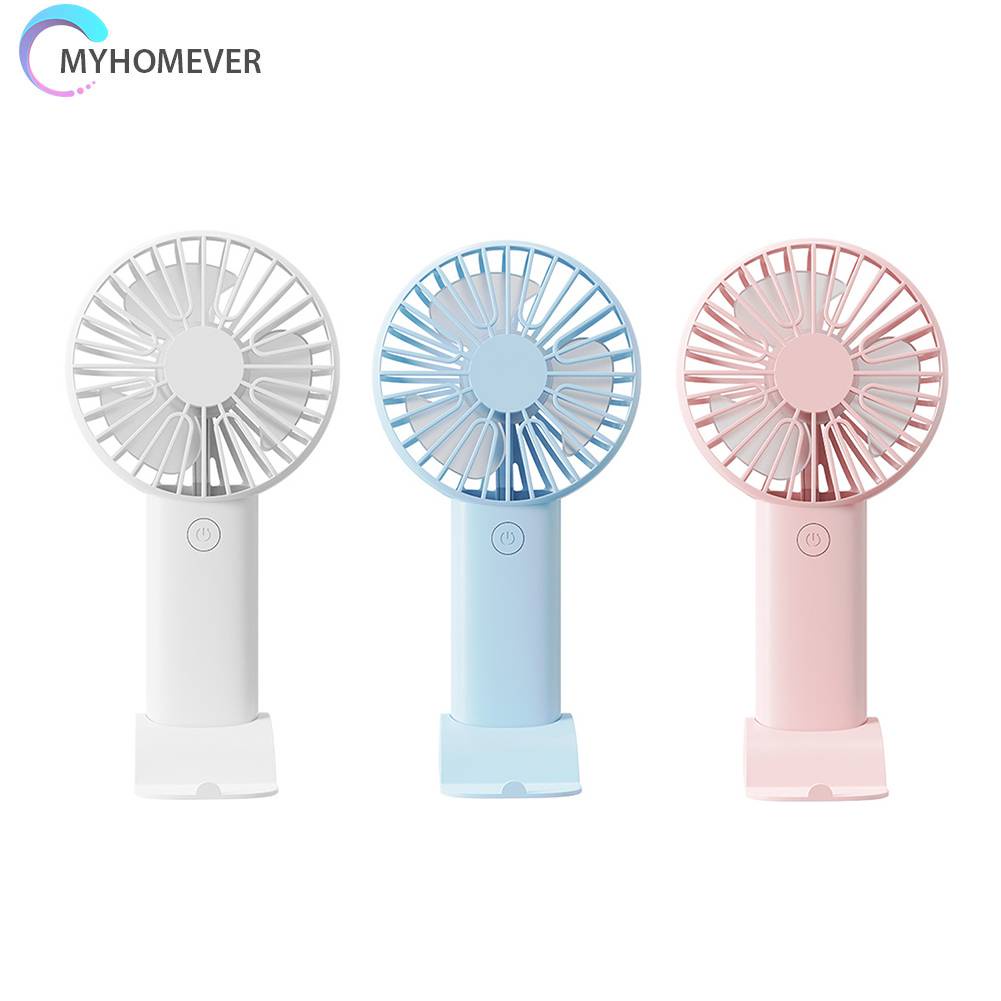 Quạt Mini Cầm Tay 3 Tốc Độ Kèm Sạc USB Tiện Dụng Chất Lượng Cao