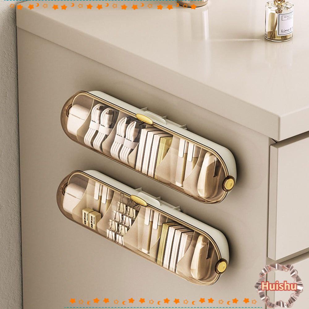 HS Hộp Đựng Dây Cáp Sạc Chia Ngăn Có Thể Tái Sử Dụng Kèm Vỏ Bọc