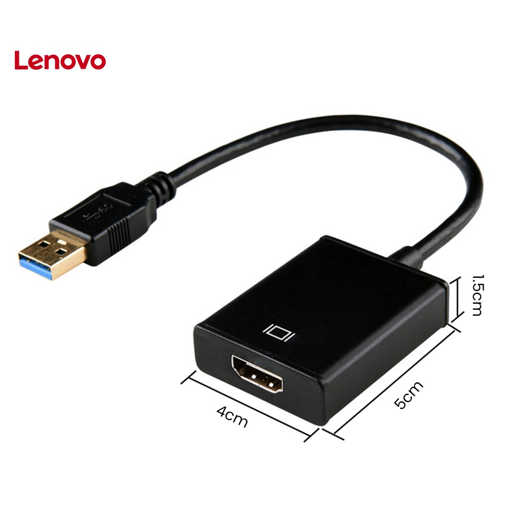 Bộ ChuyểN ĐổI Âm Thanh / Video USB 3.0 Sang HDMI 1080P Cho Windows XP 10 / 8 / 7