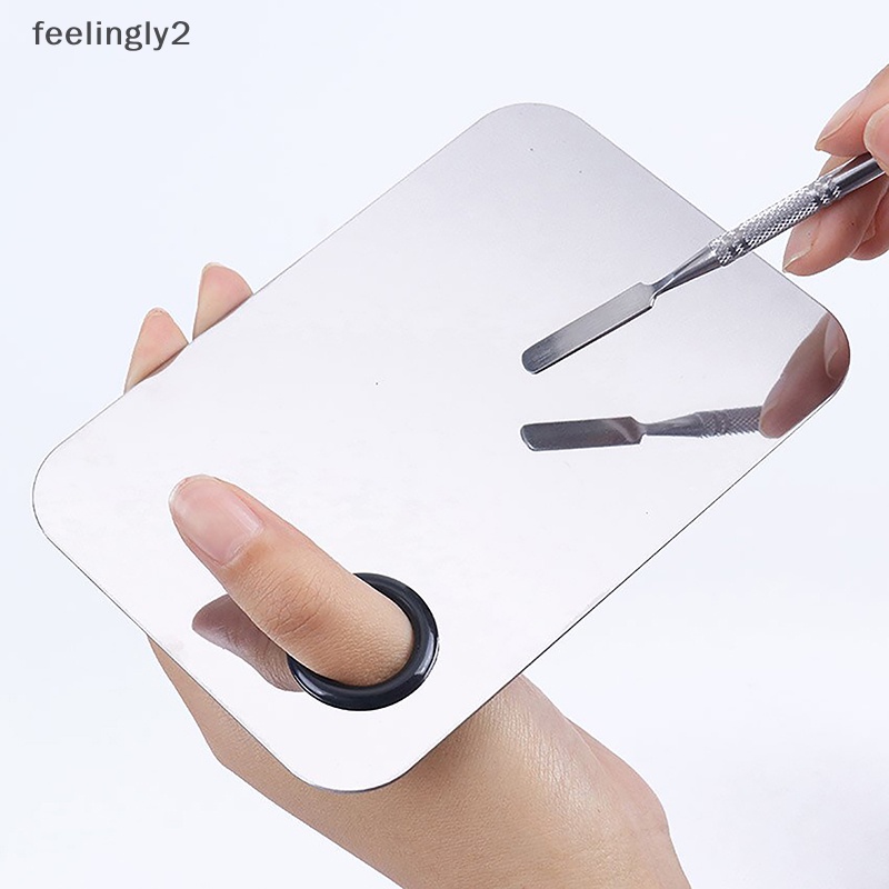 Bộ Dụng Cụ Trộn Màu Trang Điểm / Làm Móng Bằng Thép Không Gỉ