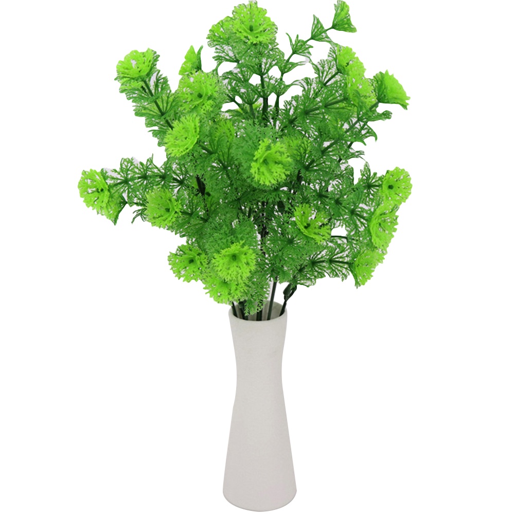 1 Nhánh 7 Nhánh Cây Xanh Nhân Tạo Trang Trí Nhà Cửa / Tiệc Cưới / Sân Vườn