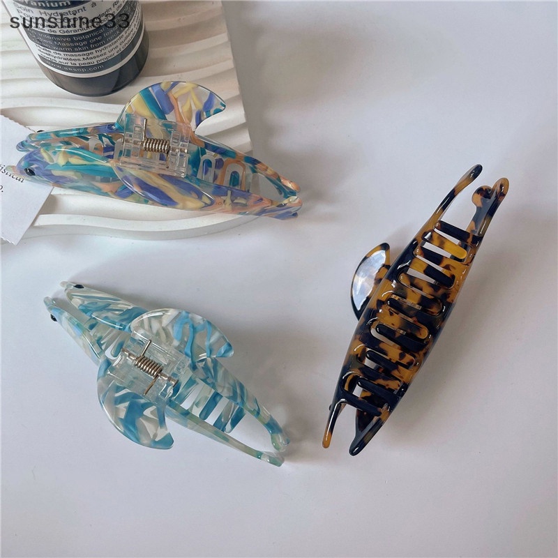 Su Kẹp Tóc Hình Cá Heo Dễ Thương Cho Nữ