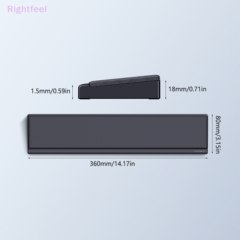 1 Tấm Đệm Kê Cổ Tay Bằng Memory Foam Mềm Mại Tiện Dụng Cho Văn Phòng Mới