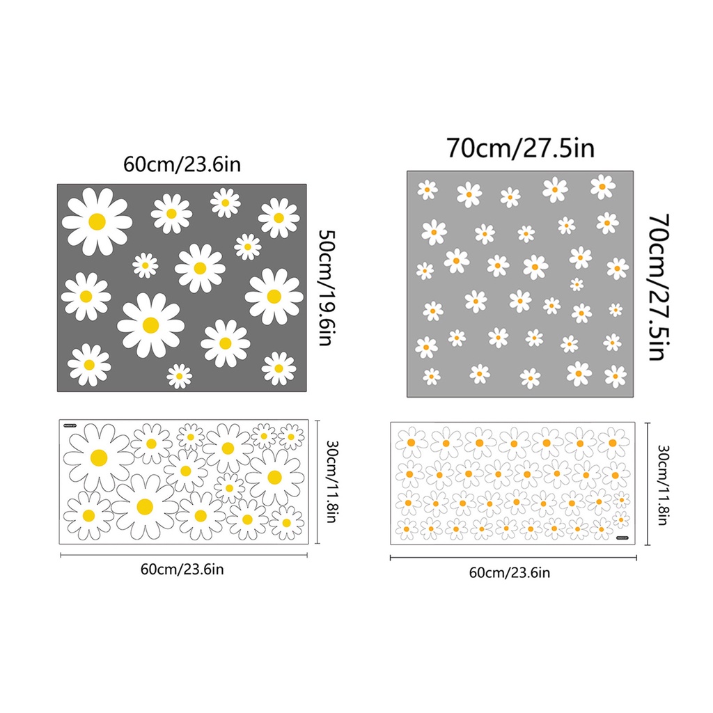 Miếng Dán Tường Bằng PVC Tự Dính Họa Tiết Hoa Nhỏ Trang Trí Nhà Cửa