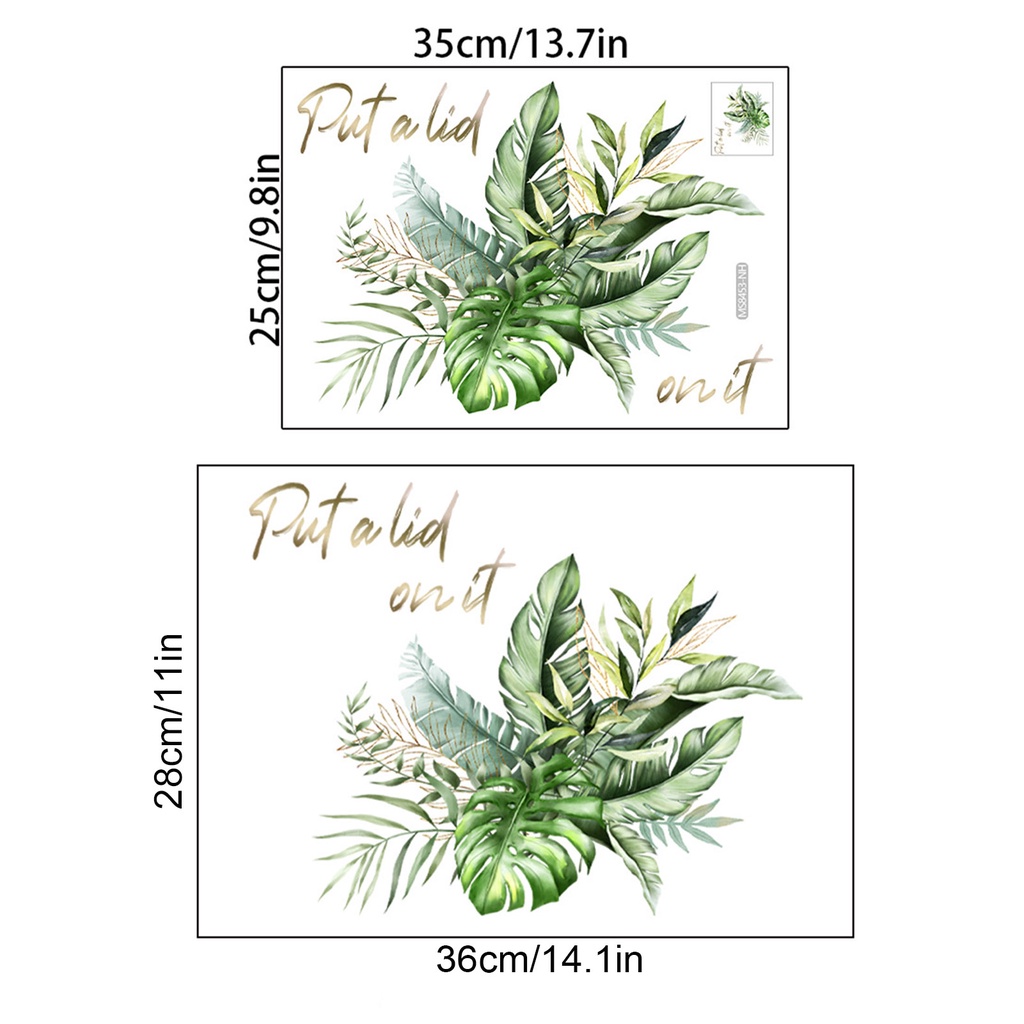 Miếng Dán Trang Trí Toilet In Chữ Tiếng Anh Bằng PVC Chống Thấm Nước