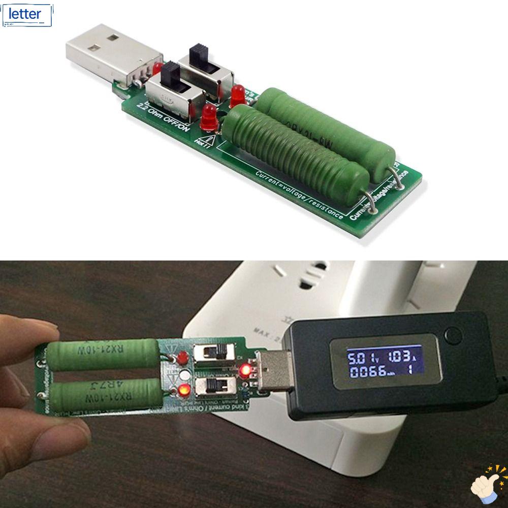 LET Usb Kiểm Tra Điện Trở DC Tải Điện Áp Pin Di Động Có Thể Điều Chỉnh