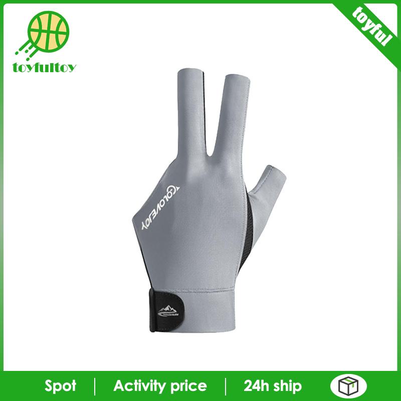 Găng Tay 3 Ngón Chơi Bi Da Chống Trượt Thoáng Khí