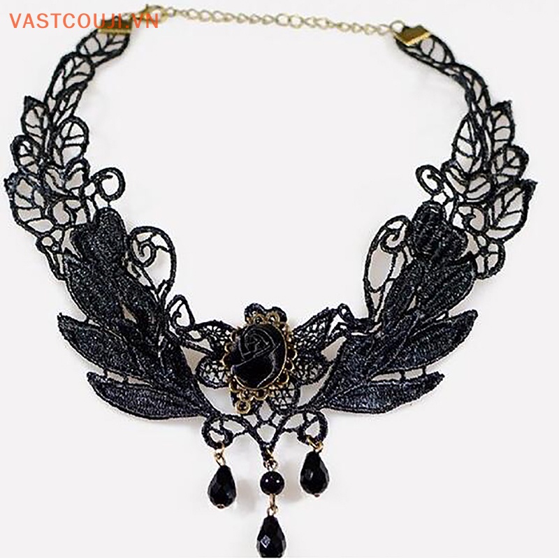 Vòng Choker Ren Phong Cách Gothic Punk Cổ Điển Thời Trang Cho Nữ