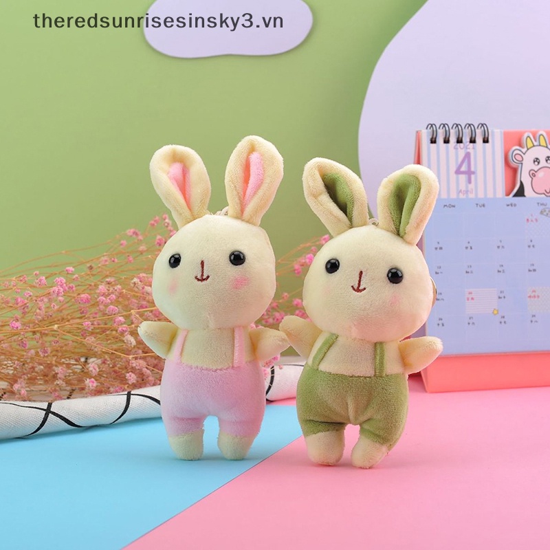 Móc Khóa Thỏ Nhồi Bông 12CM Đáng Yêu Thời Trang