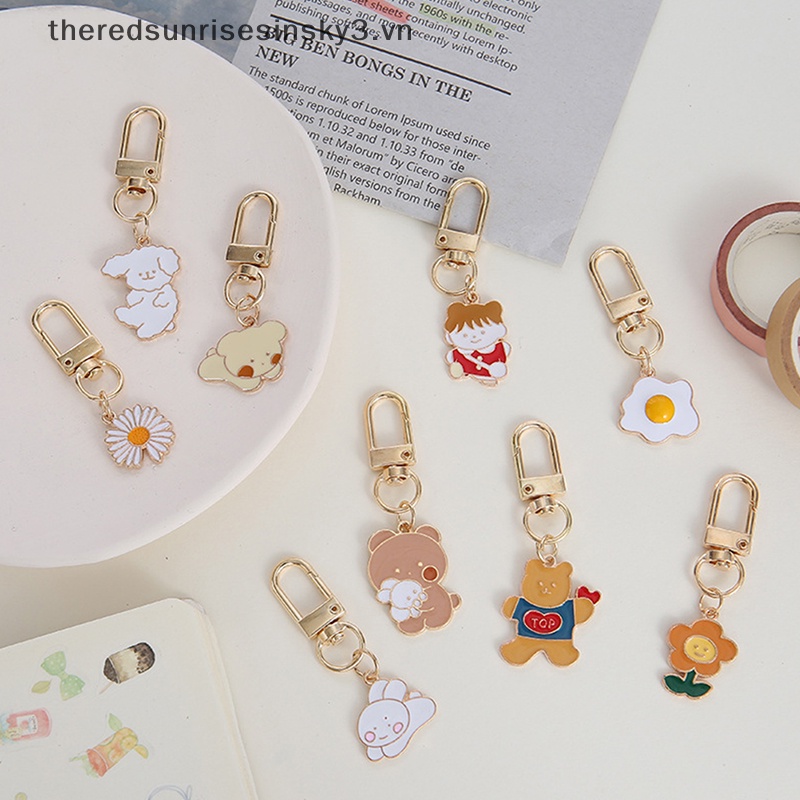 # # Móc Chìa Khóa Bằng Kim Loại Họa Tiết Hoạt Hình Dễ Thương Tinh Tế Cho Nữ Sinh