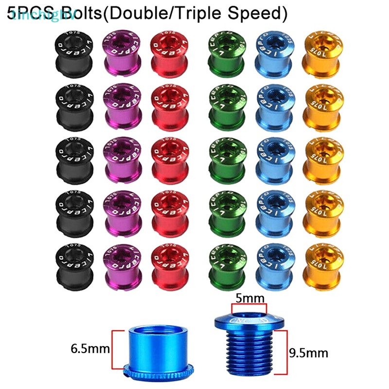 Bộ 5 Ốc Vít Đơn / Đôi / Ba Tốc Độ Cho Xe Đạp [Mới] [Mới]