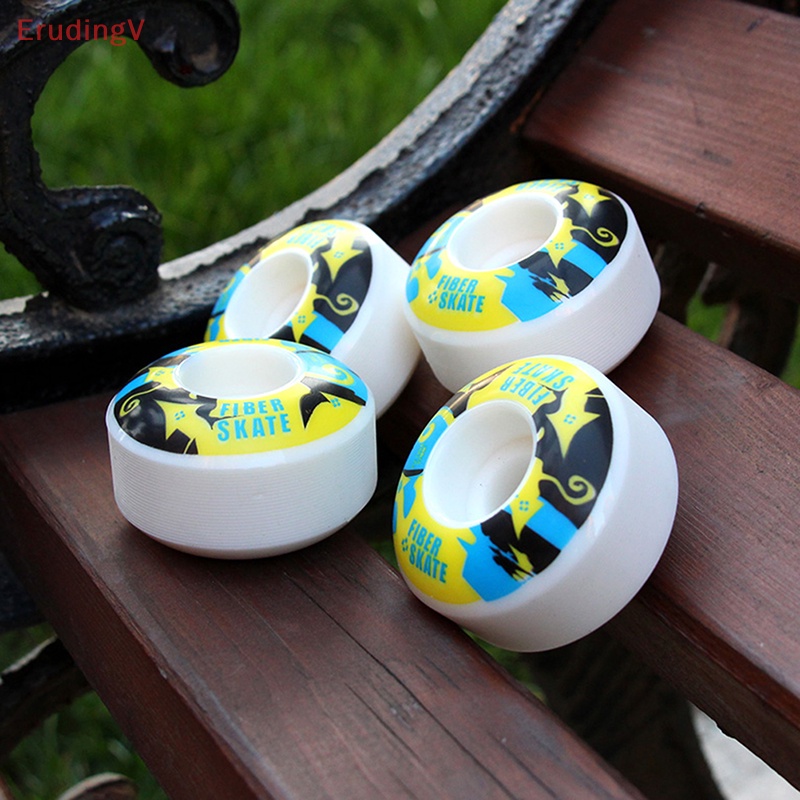 Bộ 4 Bánh Xe Trượt Thay Thế Màu Trắng Dùng Sửa Chữa Cho Ván Trượt