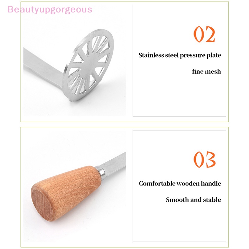 Dụng Cụ Nghiền Khoai Tây Có Tay Cầm Bằng Thép Không Gỉ