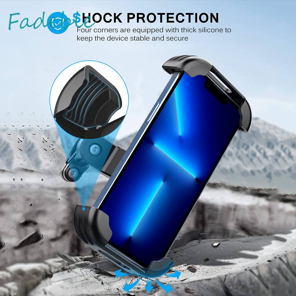 Giá Đỡ Điện Thoại Gắn Xe Đạp Leo Núi / Mô Tô Địa Hình Giảm Xóc