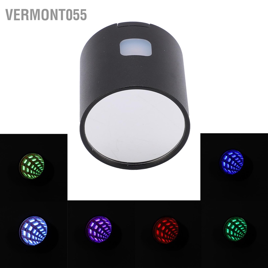 Vermont055 Đèn Hậu Xe Đạp USB Chống Thấm Nước LED Màu Cảnh Báo