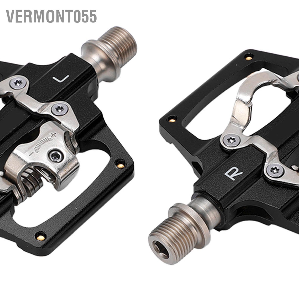 Vermont055 MEROCA 2 Mặt Nền Tảng Đa Năng Bàn Đạp Cho SPD Xe Kín Clipless Với Cleats Đi