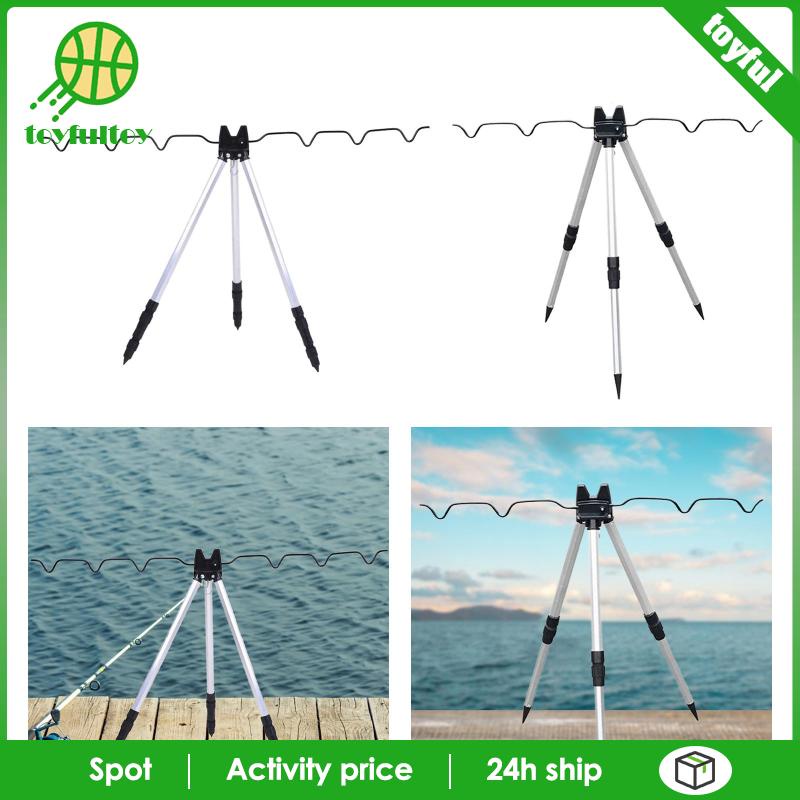 Giá Đỡ Cần Câu Cá 5 Chân Bằng Hợp Kim Nhôm Có Thể Gấp Gọn Tiện Dụng