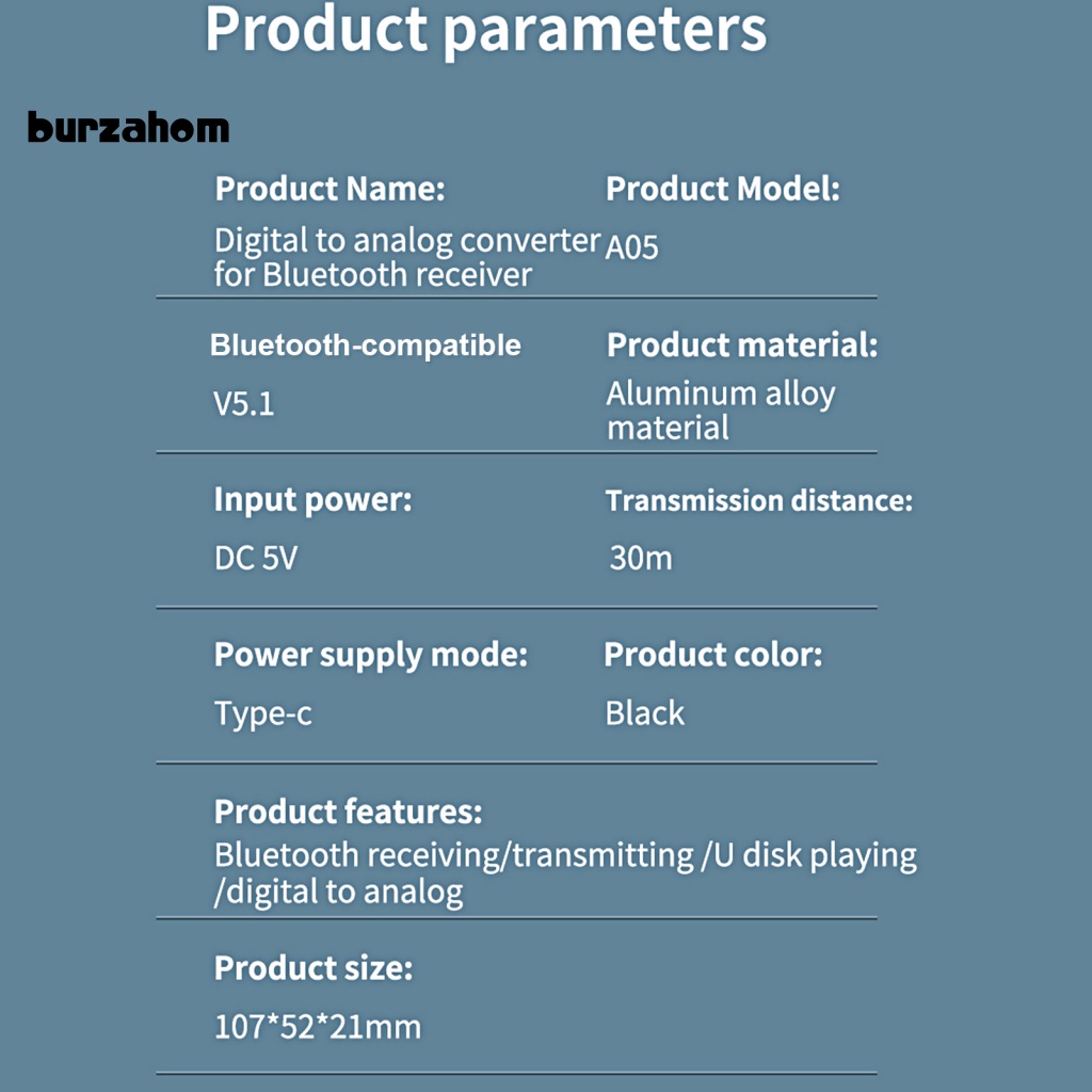 Thiết Bị Truyền Nhận Tín Hiệu Hồng Ngoại Không Dây Cho Loa Bluetooth-compatible51 U Disk Play Quang Học Sang 35mm AUX RL DAC