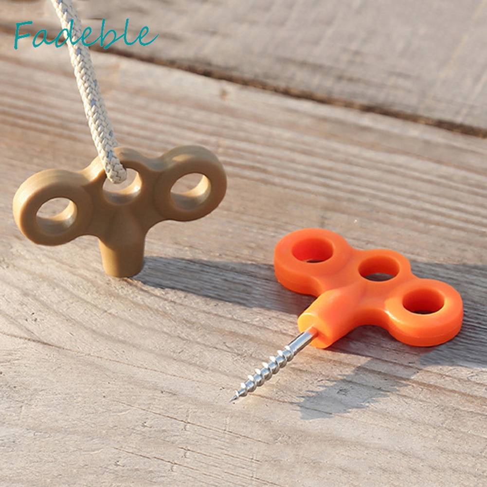 Set 5 Chốt Khóa Dây Lều Cắm Trại Tiện Lợi